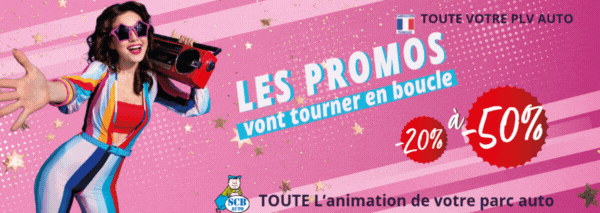 promotions sur signalétique vente voiture