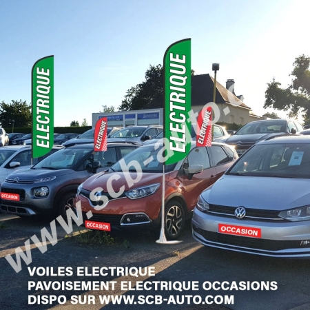  Drapeaux électrique Beach Xxl  Mât + Voile Electrique pour Vo Vn Plv Auto 