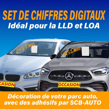  - 25% sur Sets de Chiffres Digitaux Xxl Prix Laser Plv Auto Pour Lld et Loa