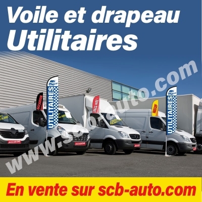  Drapeaux Utilitaires Mât + Drapeau Utilitaires Plv Auto et Voiles Utilitaires