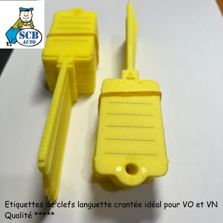 Plv Auto  - 30% Etiquettes de Clefs Vo Vn Porte Clés Vo Etiquettes de Clés Vo 