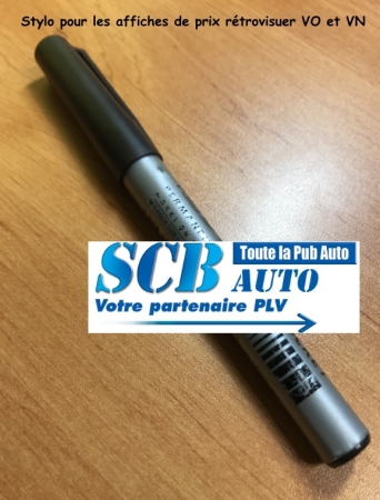 ☞ Plv Auto: Affiches de Prix au Rétro Porte Prix Automobile Cintre Vo Afficher ses Prix Vo