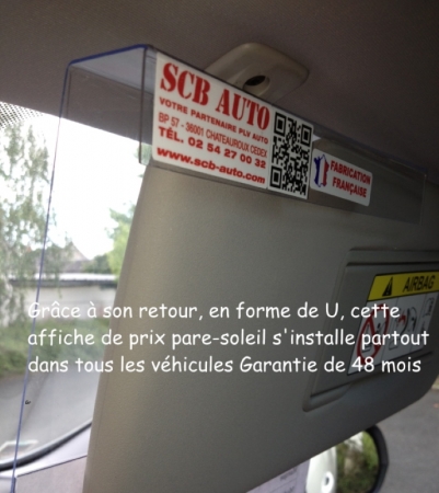  Affiche de prix Vo Vn Porte Prix pour Vo Vn Vendeurs Muets Vo Porte Affichette Vo