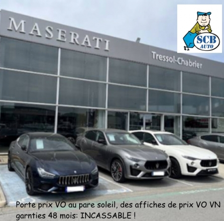  Affiche de prix Vo Vn Porte Prix pour Vo Vn Vendeurs Muets Vo Porte Affichette Vo