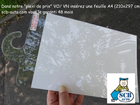  Affiche de Prix Rétroviseur Affiche de Prix Vo Porte Prix Vo Plexi de Prix