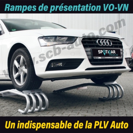  Plv Auto Podium de Présentation Rampes pour Vo Vn pour monter les voitures, podium de présentation