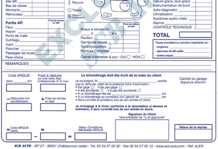  Fiche Estimation Reprise Vo Mandat Dépot Vente Certificat de Reprise Véhicule