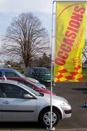 Mât de Parking pour Vo Vn Porte Drapeau Mats de drapeaux Occasion