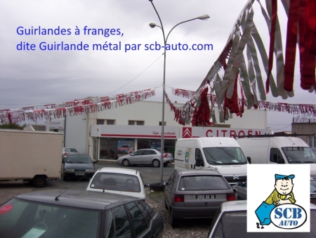  Plv Automobile - 29% Guirlandes Américaines Guirlandes Métallisées à Franges 