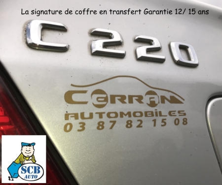  Signatures de Coffre Vo Adhésif Garage Nom sur Véhicule Autocollants Vo Plv Auto