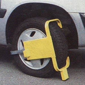 Bloque-roue antivol bloc roues machoire de roue securité parking anti vol