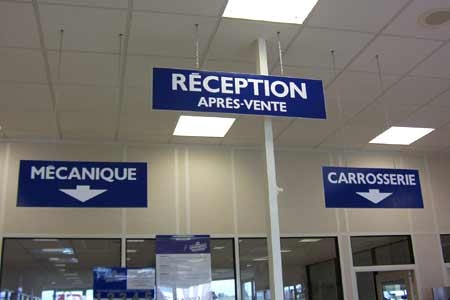 Panneaux parking clients et parking handicapé panneau parking plv automobile pancarte