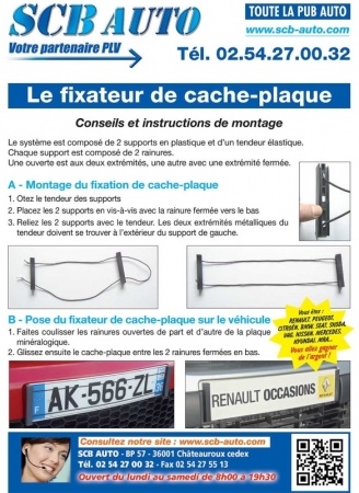  Cache Plaque Minéralogique Citroën Couvres Plaques et Plv Auto Citroën
