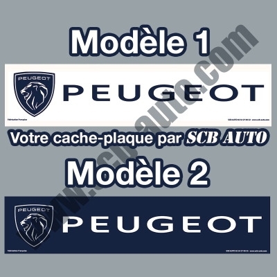 ☞ Plv Auto Peugeot Cache Plaque Minéralogique Peugeot Couvre Plaque Peugeot