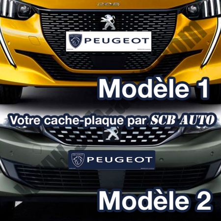 ☞ Plv Auto Peugeot Cache Plaque Minéralogique Peugeot Couvre Plaque Peugeot 