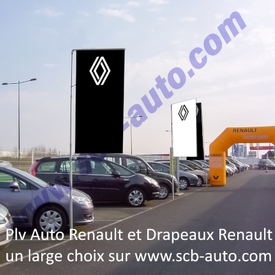  Drapeaux Renault Charte Pavillons Occasions Oriflammes Renault Plv Auto