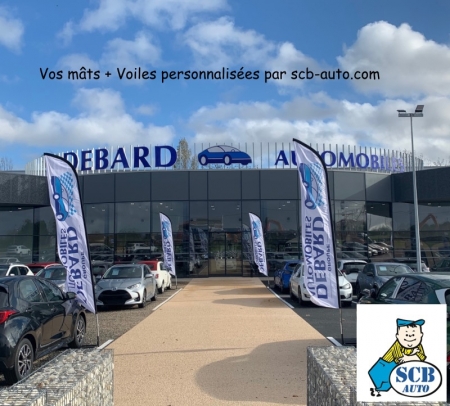 Drapeaux voile Beach personnalisée drapeau voiles pavillon oriflamme à votre nom