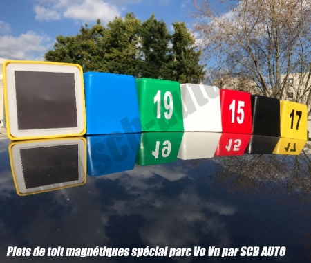 - 19% sur Plots de toit Vo Vn Totems Magnétiques + Chiffres Cubes Repères Vo Vn 