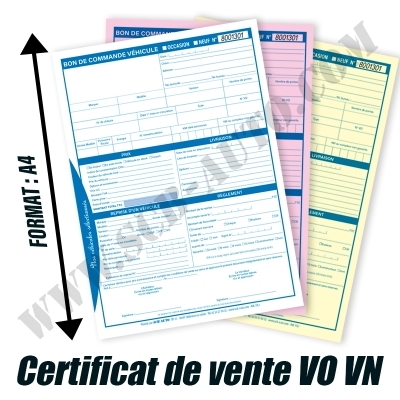  Plv Auto ☞  - 25% sur Bon de Commande Vo Vn Certificat de Vente Vo Acte de Vente