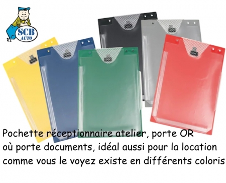 - 29% Porte Or Porte Documents Pochettes Réceptionnaire Atelier en A4+ Porte Contrat Location