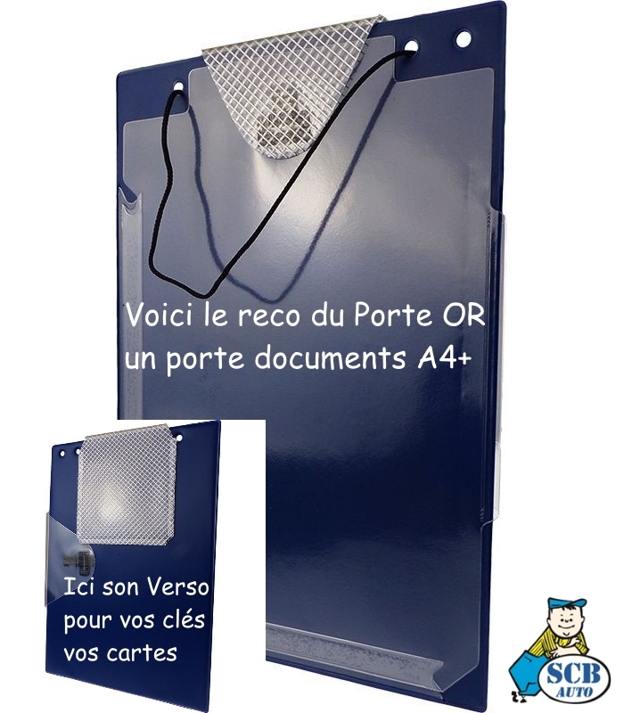 Porte document véhicule sacoche tournée : Devis sur Techni-Contact