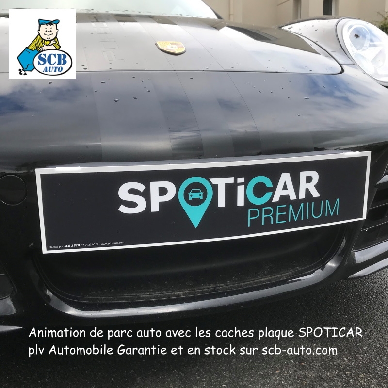 Animation de Parc Auto: le Couvre Plaque SPOTICAR — photo 2