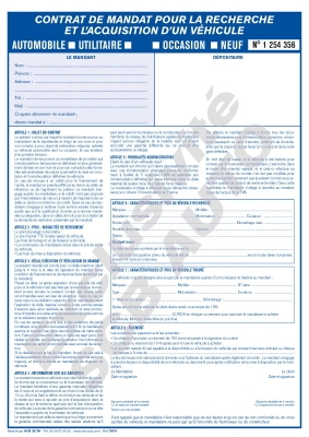 Mandat de recherche de véhicule