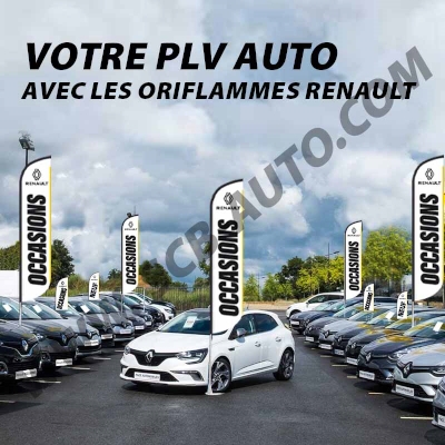 Oriflamme Renault Pavoisement Renault Plv Auto