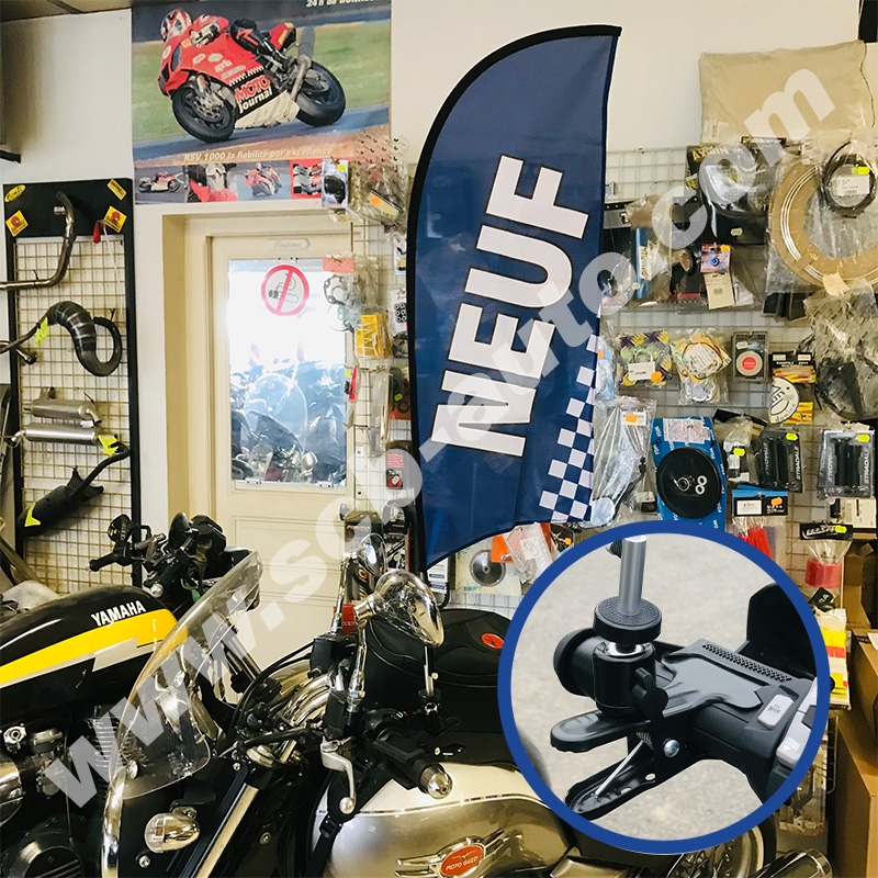 Drapeaux Motos Drapeau Guidon Voile occasion — photo 4