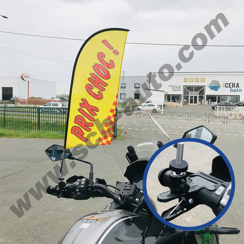 Drapeaux Motos Drapeau Guidon Voile occasion — photo 5