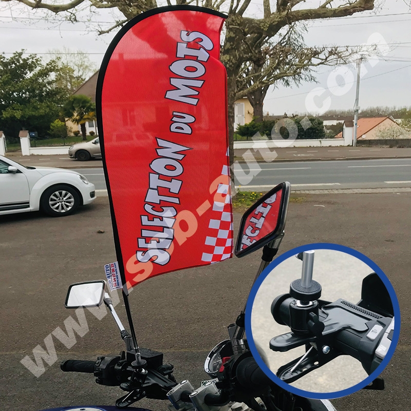 Drapeaux Motos Drapeau Guidon Voile occasion — photo 6
