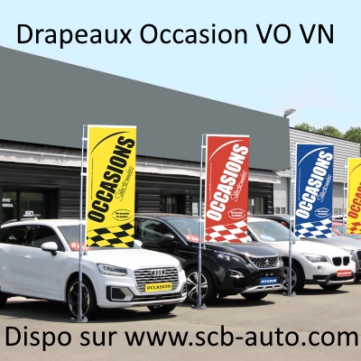 - 50% sur le Pack de 3 Drapeaux Occasion spécial VO Qualité*****