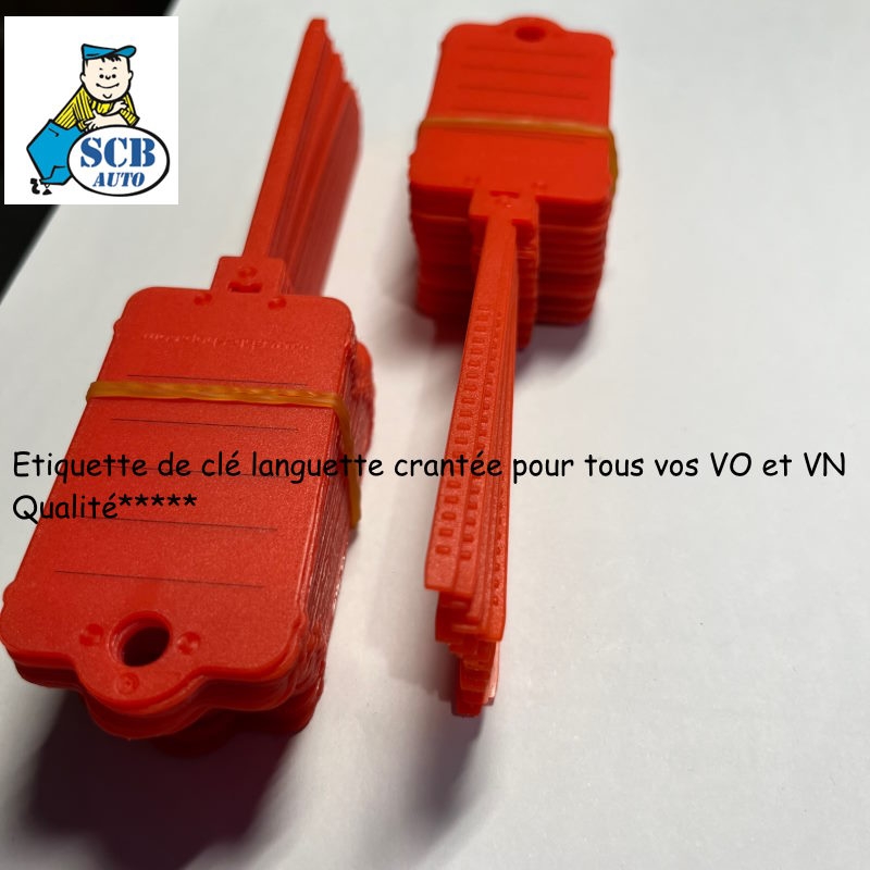 Etiquettes ce clés Languette fermeture crantée Qualité ***** — photo 3