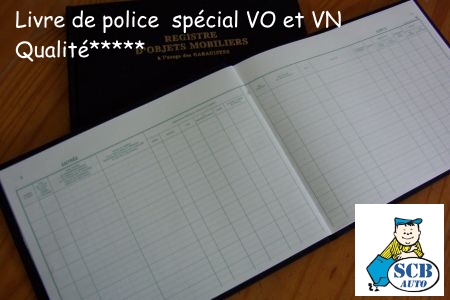 Livre de police spécial V.O.