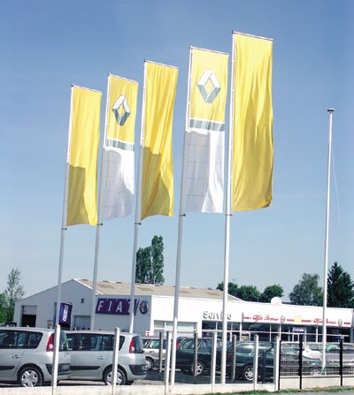 Mât de parking grande hauteur de 8 à 12 mètres