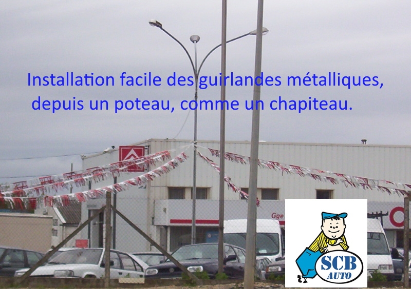 Guirlande métalisée métal/ couleur — photo 3