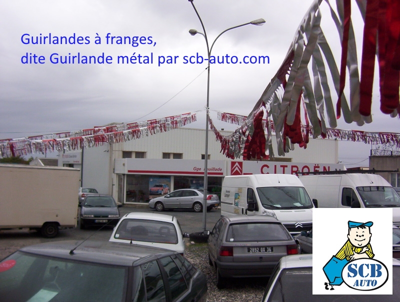 Guirlande métalisée métal/ couleur — photo 5