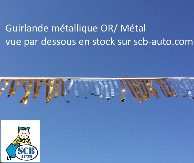 Guirlande métalisée métal/ couleur — photo 6