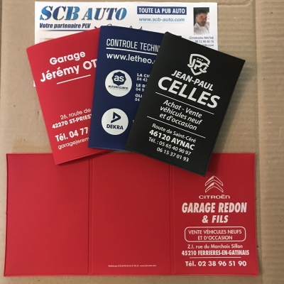 Porte carte grise personnalisé
