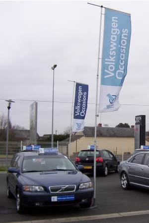 Mât de parking en 5,50 m spécial VO, camping car et VU