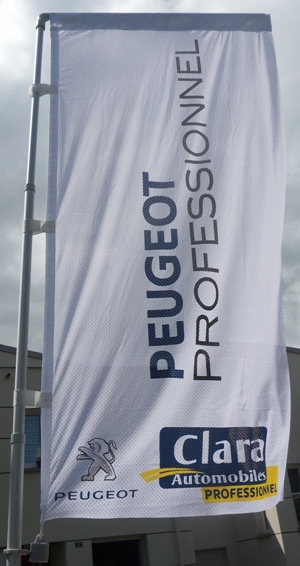 Drapeau personnalisé pour mâts de parking et mâts grande hauteur — photo 2