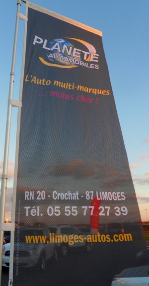Drapeau personnalisé pour mâts de parking et mâts grande hauteur — photo 3