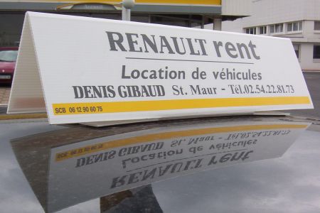 Magnétique de toit triangle personnalisé