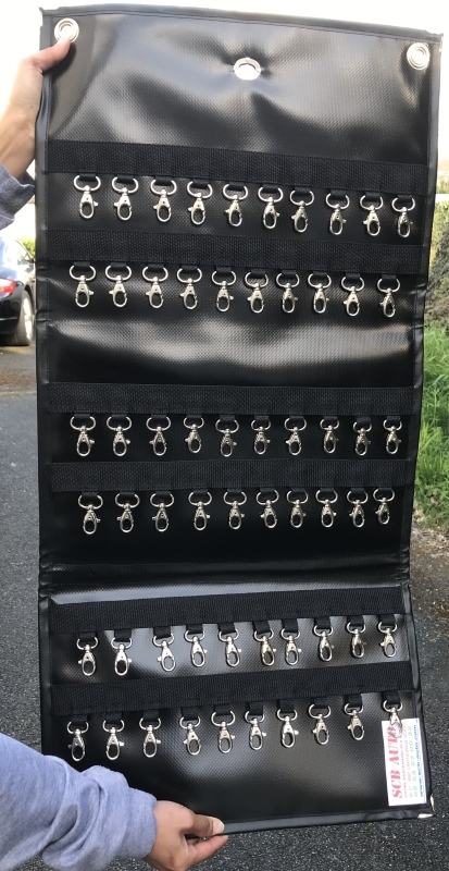 Pochette de clés transportable: une valise coffret spécial parc