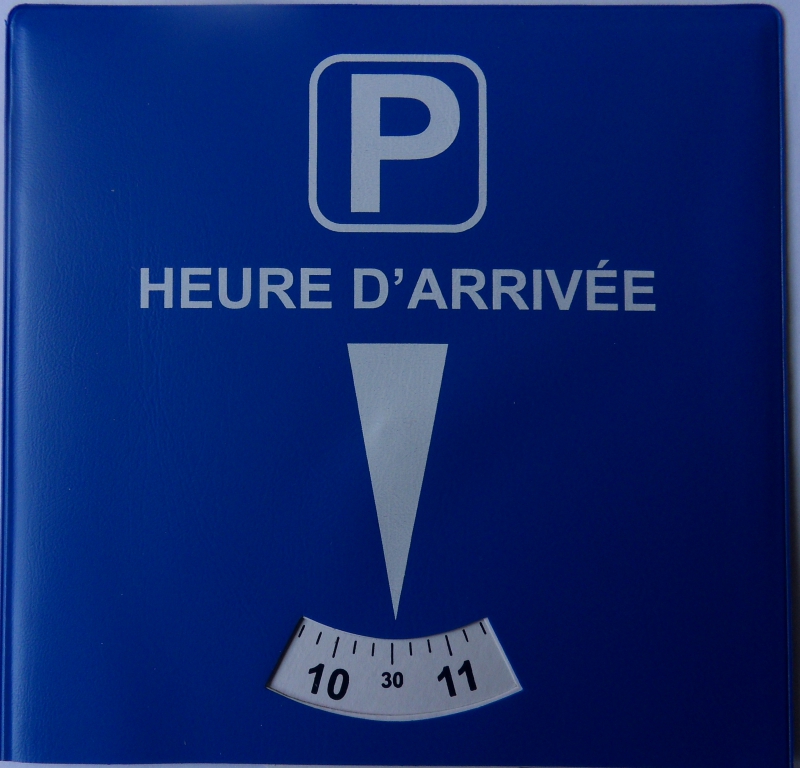 Disque de stationnement européen personnalisé à votre nom
