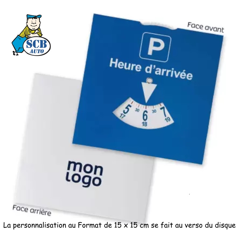 Disque de stationnement européen personnalisé à votre nom — photo 3
