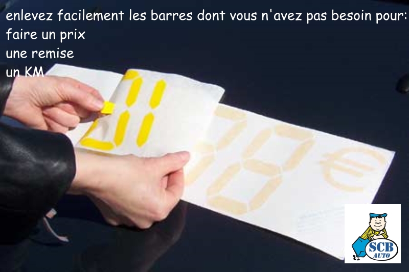 - 20% sur les sets de chiffres digitaux jaunes — photo 4
