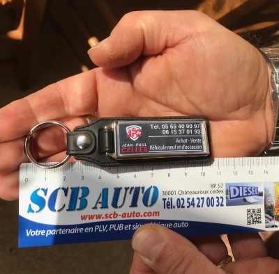 Porte-clés Personnalisés en simili Cuir Qualité*****