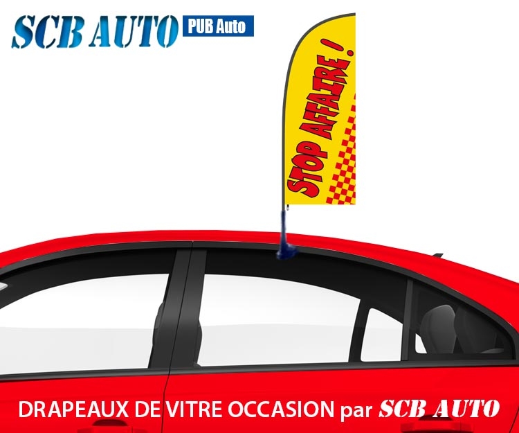 Drapeau Occasion pour vitre Jaune Rouge — photo 10