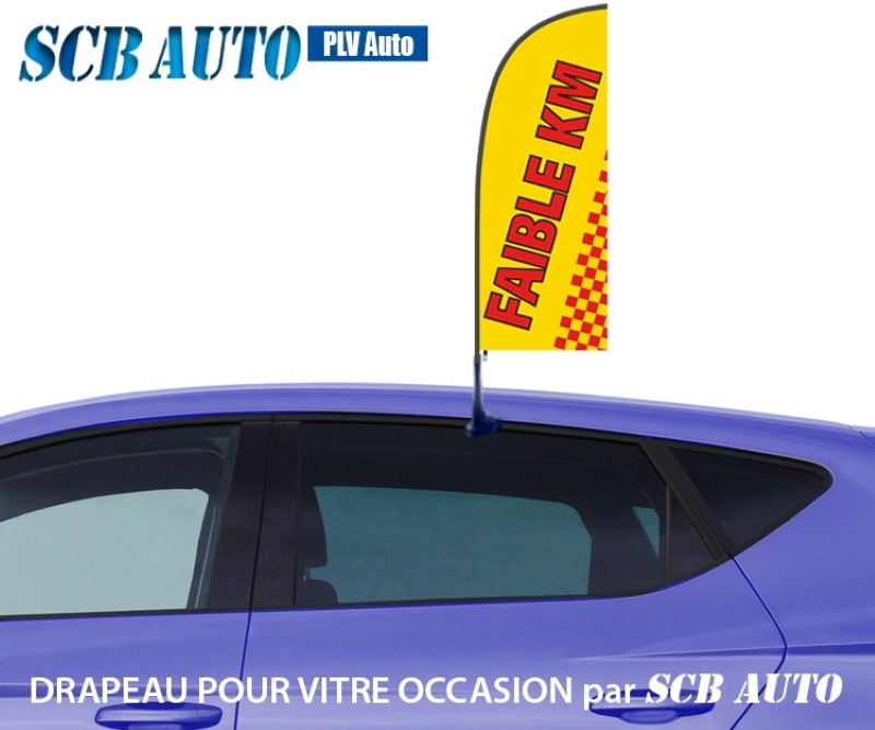 Drapeau Occasion pour vitre Jaune Rouge — photo 5